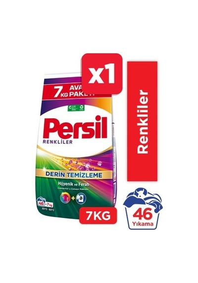 7kg Renkliler İçin Toz Çamaşır Deterjanı