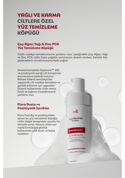 Dermobalance, Akne Karşıtı Yüz Temizleme Köpüğü, Çay Ağacı, Zincpca,mineral Kompleks, Postbiyotik - 802734929