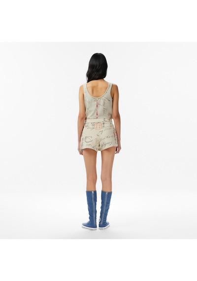 Unıted4 Regular Fit Kadın Krem Etek Shın