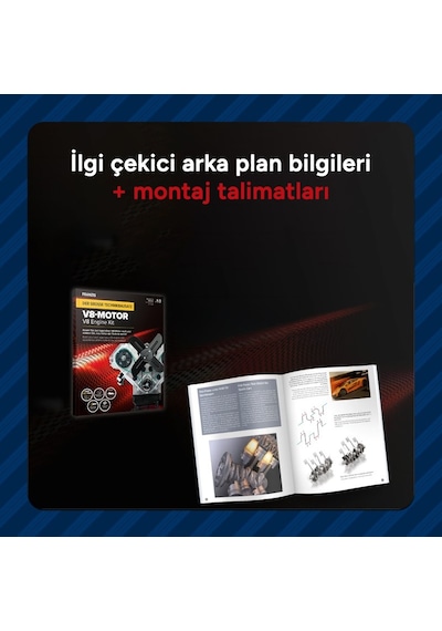 Büyük V8 Motor Teknik Yapım Seti