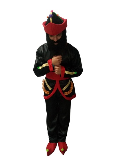 Hacivat Kostümü Siyah