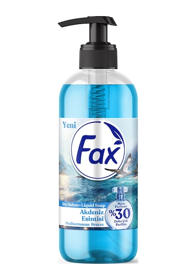 3 Adet Fax Sıvı Sabun 500 Ml Akdeniz Esintisi