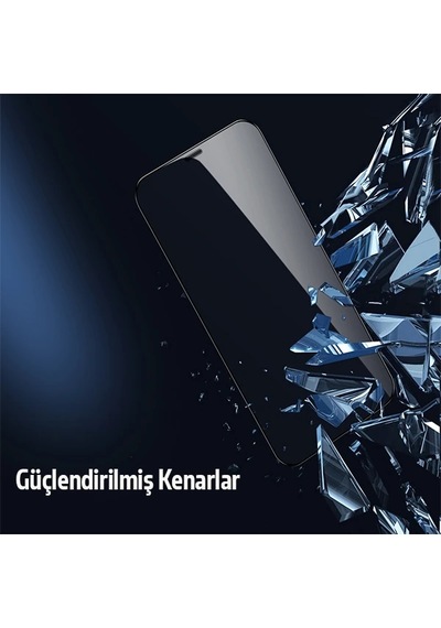 Apple İphone Uyumlu 12 Pro Max 2in1 Full Glue Tempered Cam Ekran Koruyucu +kamera Lens Set- 5775 standart