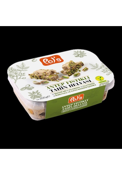 Pol's Şeker İlavesi Antep Fıstıklı Tahin Helvası 200g