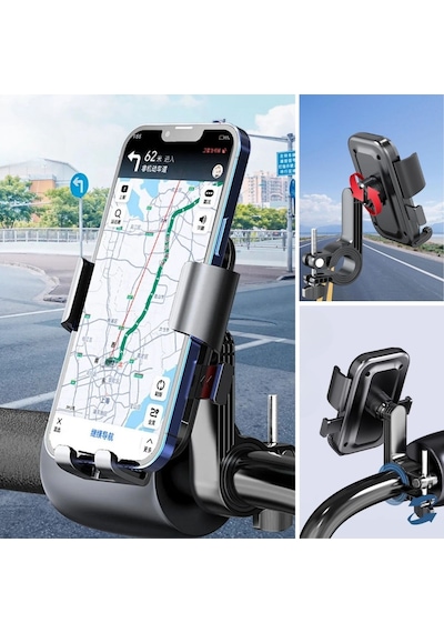Buffer Motor,motosiklet,bisiklet ,scooter İçin Telefon Tutucu