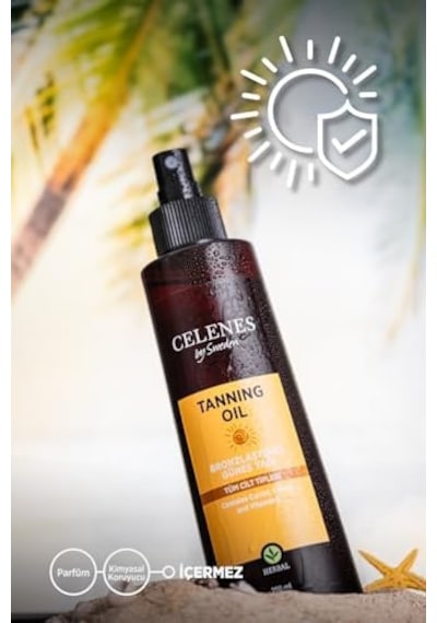 By Sweden Herbal Bronzlaştırıcı Güneş Yağı 200 Ml, Cln4965
