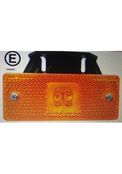 12 Volt Ledli Sıde Marker Sarı Braketli 1