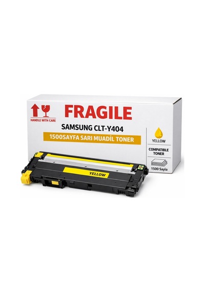 Fragıle Samsung Uyumlu Clt-y404 1500sayfa Sarı Muadil Toner