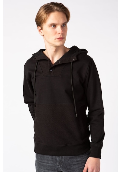 Vigoss Erkek Kapşonlu Sweatshırt 62136-30034 SIYAH