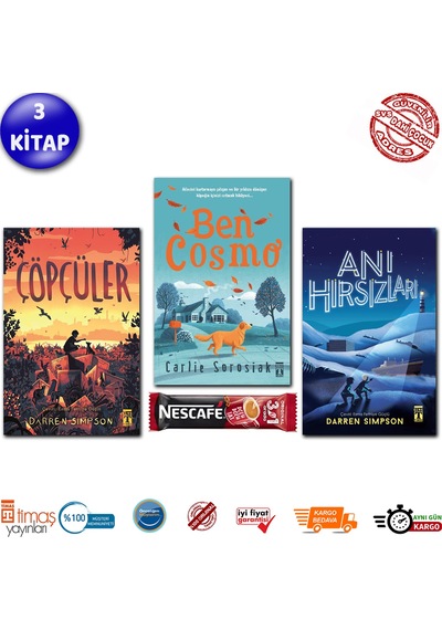 Çöpçüler - Anı Hırsızları - Ben Cosmo Set 3 Kitap Timaş