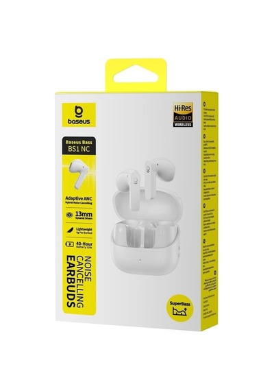 Bass Bs1 Nc Kulak İçigürültü Engelleme, Hibrit Anc, Ldac, 40 Saat Çalma Süresi, Bluetooth 6.0 Genel