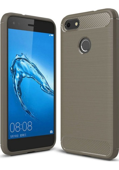 Huawei P9 Lite Mini Silikon Karbon Fiber Kilif 418857216