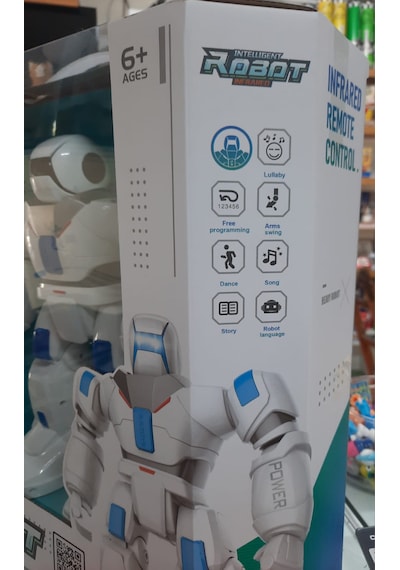 Oyuncak Robot Sesli Işıklı Hareketli İnteraktif Şarjlı Pilli