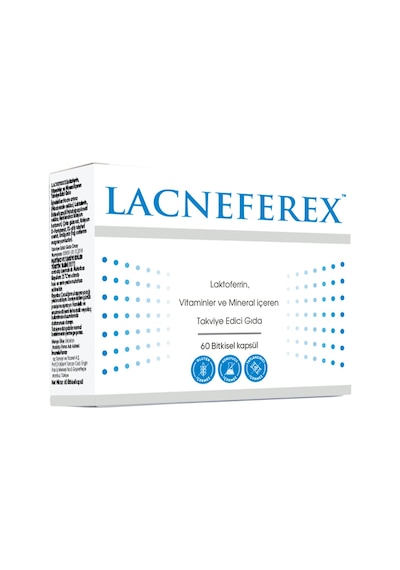 İmuneks Farma Lacneferex™ Laktoferrin, Vitaminler ve Mineral içeren Takviye Edici Gıda 60 Kapsül