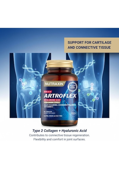 Artroflex Hya-c-ıı Hyaluronik Asit Glukozamin Kondrotin İçeren Takviye Edici Gıda 1 X 90 Tablet