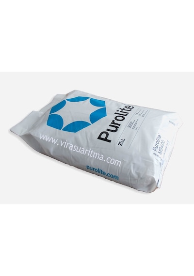 Su Arıtma Reçinesi-25 Litre Purolite Marka Mixbed Saf Su Reçinesi