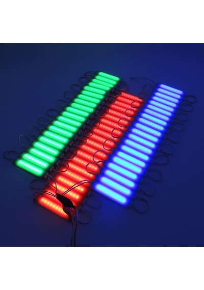 Sunlight Ekstra Parlak Işık Parmak Led 9 Led 20 Modül 12V 3 Renk