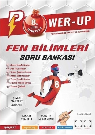 8. Sınıf Power - Up Fen Bilimleri Soru Bankası -  Nartest