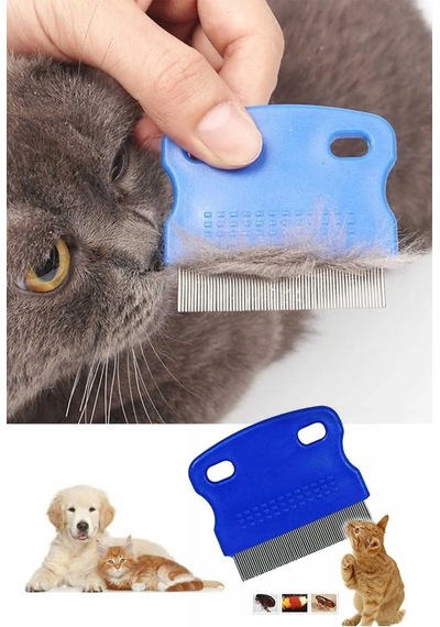 Kedi Köpek Evcil Hayvan Bit Pire Tarağı Demir Iğne Dişli Tarak