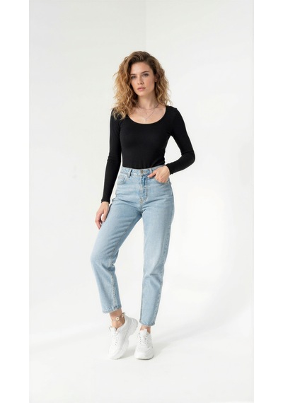 Uyguntarz Kadın Prenses Yaka Siyah Bluz Modern Ve Klasik Stil