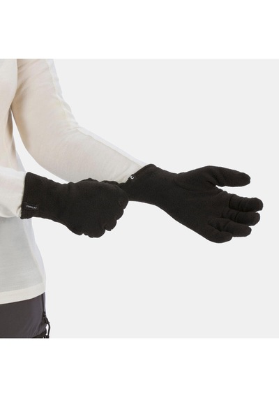 Decathlon Outdoor Trekking Polar Iç Eldiveni - Siyah - Mt100