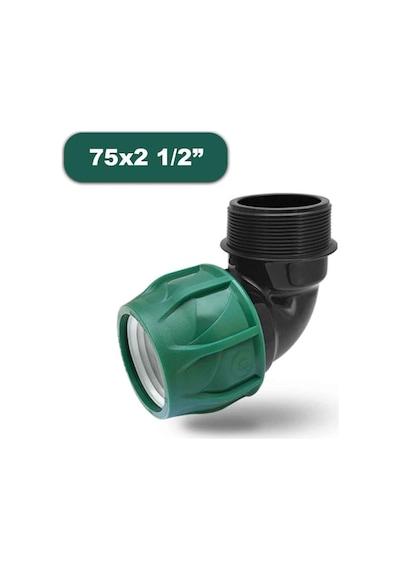 POELSAN  KABLİN ERKEK DİRSEK 75x2 1/2" SULAMA BORUSU BAĞLANTI MAL