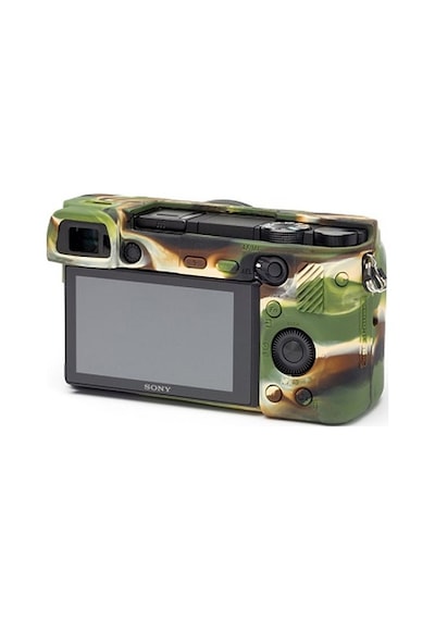 Easycover Sony A6000/A6100/A6300/A6400 Silikon Kılıf (Kamuflaj)