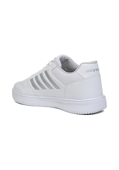 Moda Ayakkabı B-74 Erkek Yürüyüş Sneaker Ayakkabı Beyaz