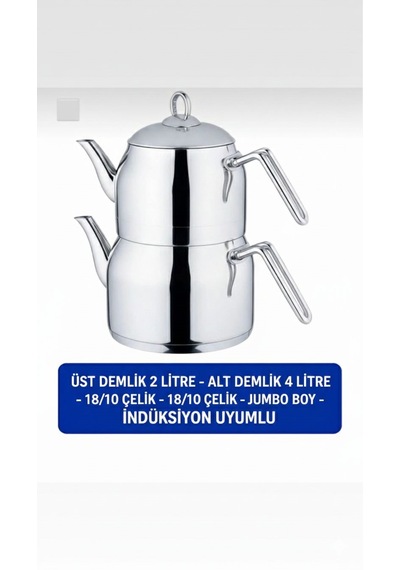 Fms Daisy Çaydanlık Jumbo Metal Fms Daisy Çaydanlık Jumbo Metal Gri