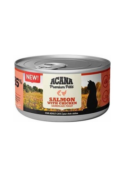 Premium Pate Somonlu Ve Tavuklu Ezme Yetişkin Kedi Konservesi 85 Gr