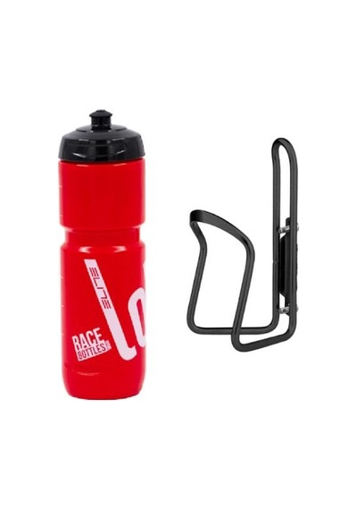 Elite Super Loli 800ml Bisiklet Matara Kafes Seti Kırmızı Kırmızı