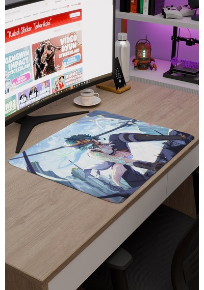 Xiao Genshin Impact Anime Gacha V4 - 48x40 Xl Gaming Mouse Pad Fare Altlığı