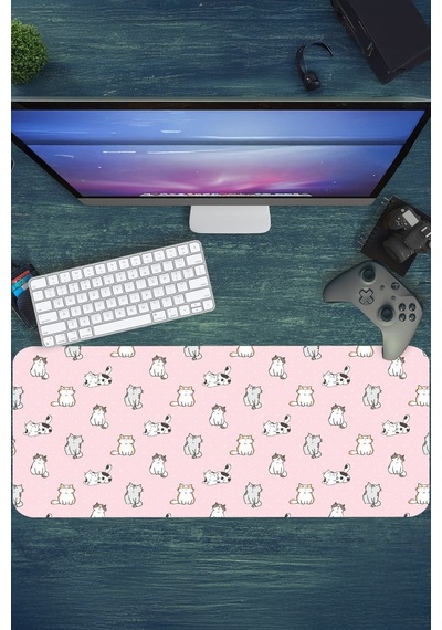 Gaming Oyuncu Xl Mouse Pad Kaydırmaz Dikişli 80 30 Cm Mousepad 17