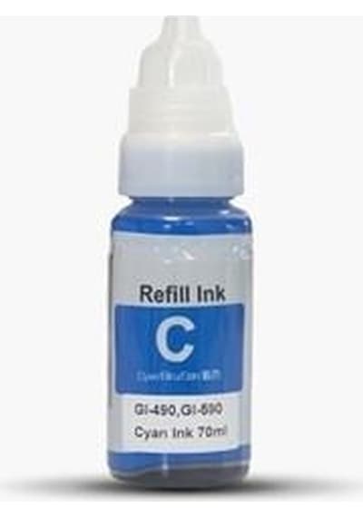 Prıntpen Canon Gı-490c,gı-590c Cyan Mürekkep 70ml./sise