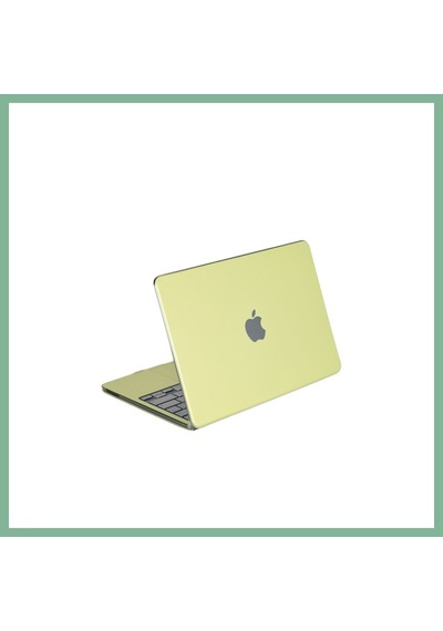 Bşkvirgo Apple Uyumlu MacBook Neo Şeffaf Apple Uyumlu MacBook Kapak - Yeşil Bsk2026