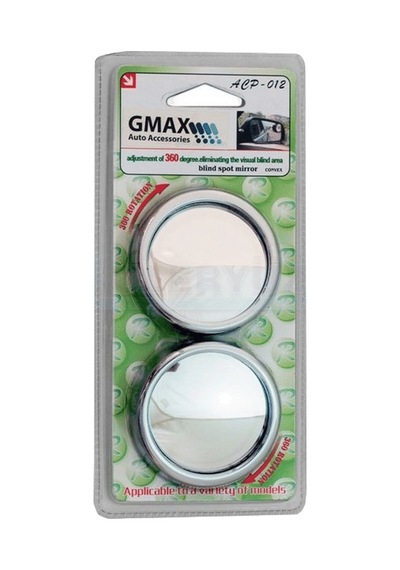 Kör Nokta Aynası Krom 360 Derece Açı Ayarlı Dış Bükey Lens 2li Set Üniversal Acp-012