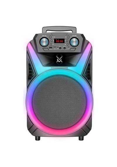 Çeşithane Gd-1202 12 İnç Profesyonel Bluetooth Hoparlör - Mikrofonlu, Rgb Işıklı, Taşınabilir Tekerl