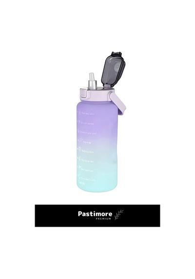 Premium Özel Üretim Çift Renk Ölçü Baskılı Sızdırmaz Akmaz Motivasyon  Plastik Su Şişesi
