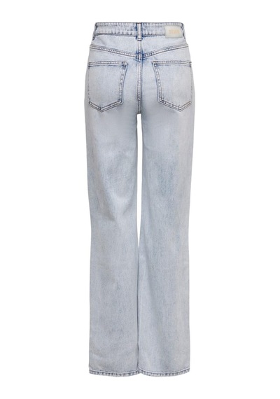Only Kadın Yırtık Denim Bol Kot Pantolon Onlcamille -15254097 Açık Mavi