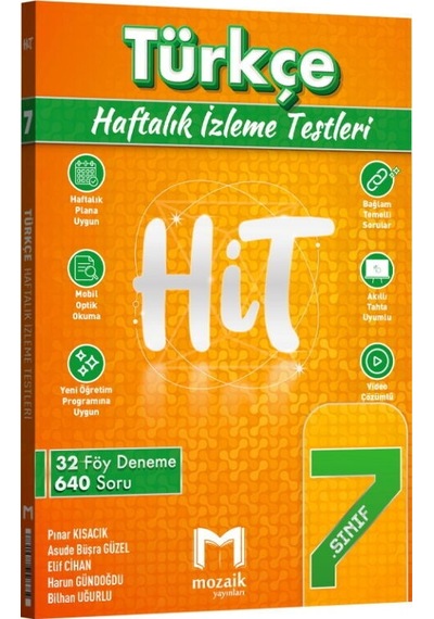 2027 Mozaik Yayınları 7. Sınıf Türkçe Hit 32 Deneme