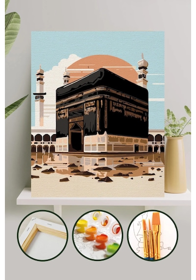 Sayılarla Boyama Tuval Seti 40x50 Cm - Kabe