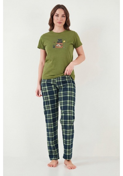 Lela Bayan Pijama Takımı 65790784 Yeşil