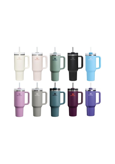 Quencher H2.0 Flowstate Pipetli Termos Bardak 1.18 Litre - Parlak Mor Dahlia Shimmer Paslanmaz Çelik Çok Renkli
