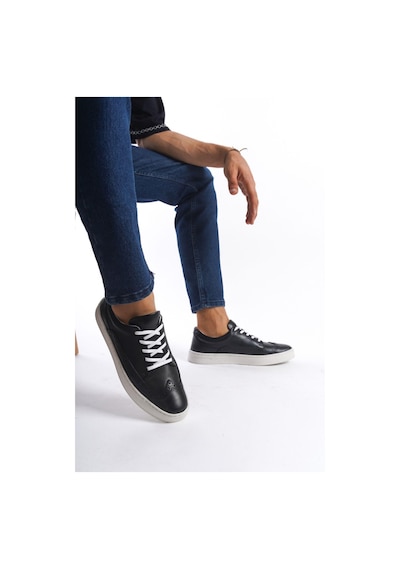 Mubiano Hakiki Deri Erkek Spor Ayakkabı & Sneaker Siyah-mbkry013-s Siyah
