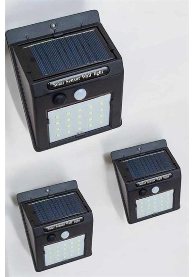 Hubrendy Tekno Güneş Enerjili Bahçe Lambası Solar Gece Aydınlatma Sensörlü Lamba