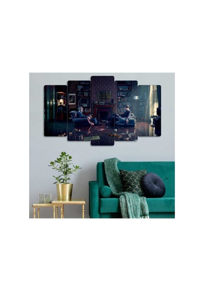 Sherlock Holmes - 5 Parçalı Tablo Görsel - 702503843 Görsel