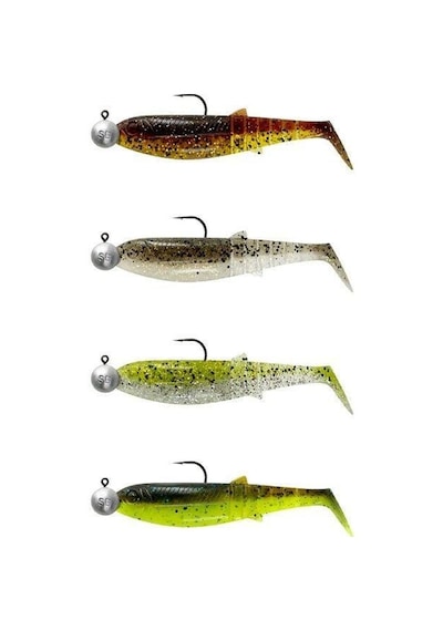 Savage Gear Cannibal Shad 12.5cm 20gr+12.5gr 5/0 Clear Water 4+4 Adet Sahte Balık