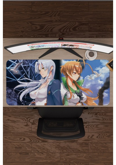Highschool Of The Dead Anime V3 - 90x40 Xxl Gaming Kauçuk Kaymaz Taban Mouse Pad Fare Altlığı