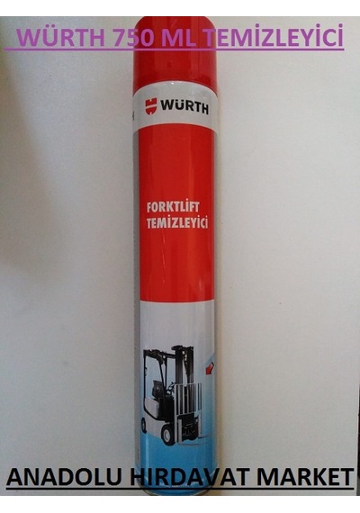 Würth Forklift Temizleyici Sprey Bakım Spreyi Yüksek Kalite 750 ML