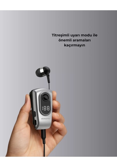 Northcity Dijital Ekranlı Bluetooth Kulaklık - Titreşimli Bildirim & 25 Saat Pil Ömrü